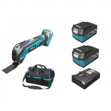 Dedra Set Masina multifunctionala SAS+ALL cu 2 acumulator Li-Ion 18V 4.0Ah incarcator rapid 125W si geanta